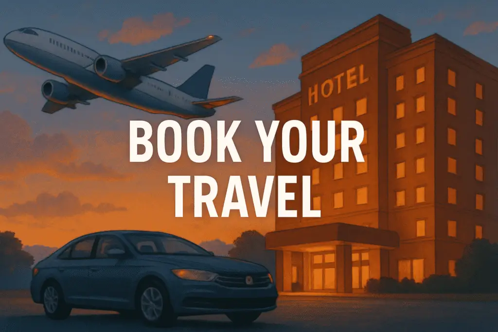 Book your travel.